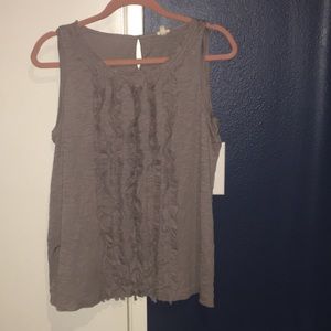 J. Crew ruffled tank